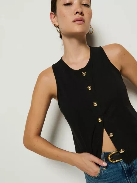 Abbie Tank~ Jet Black