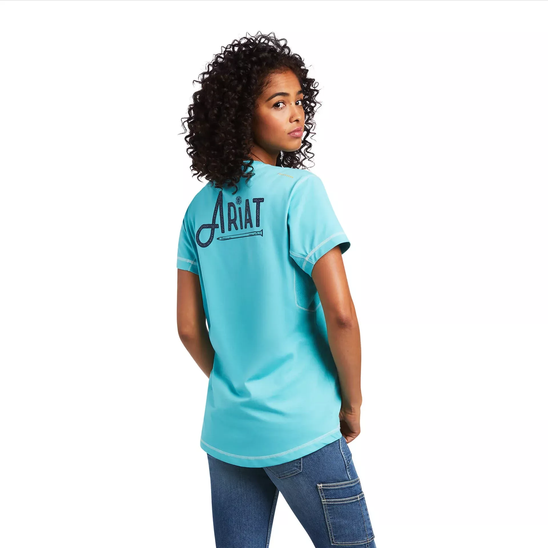 Ariat Rebar Workman Graphic Ariat Logo T-Shirt for Women (DISCONTINUED)