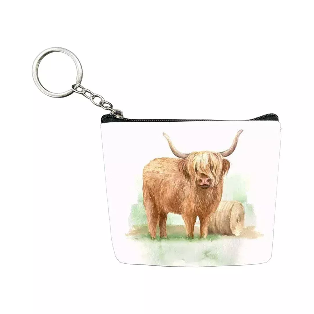 AWST Int'l Coin Purse - West Highlander Cow