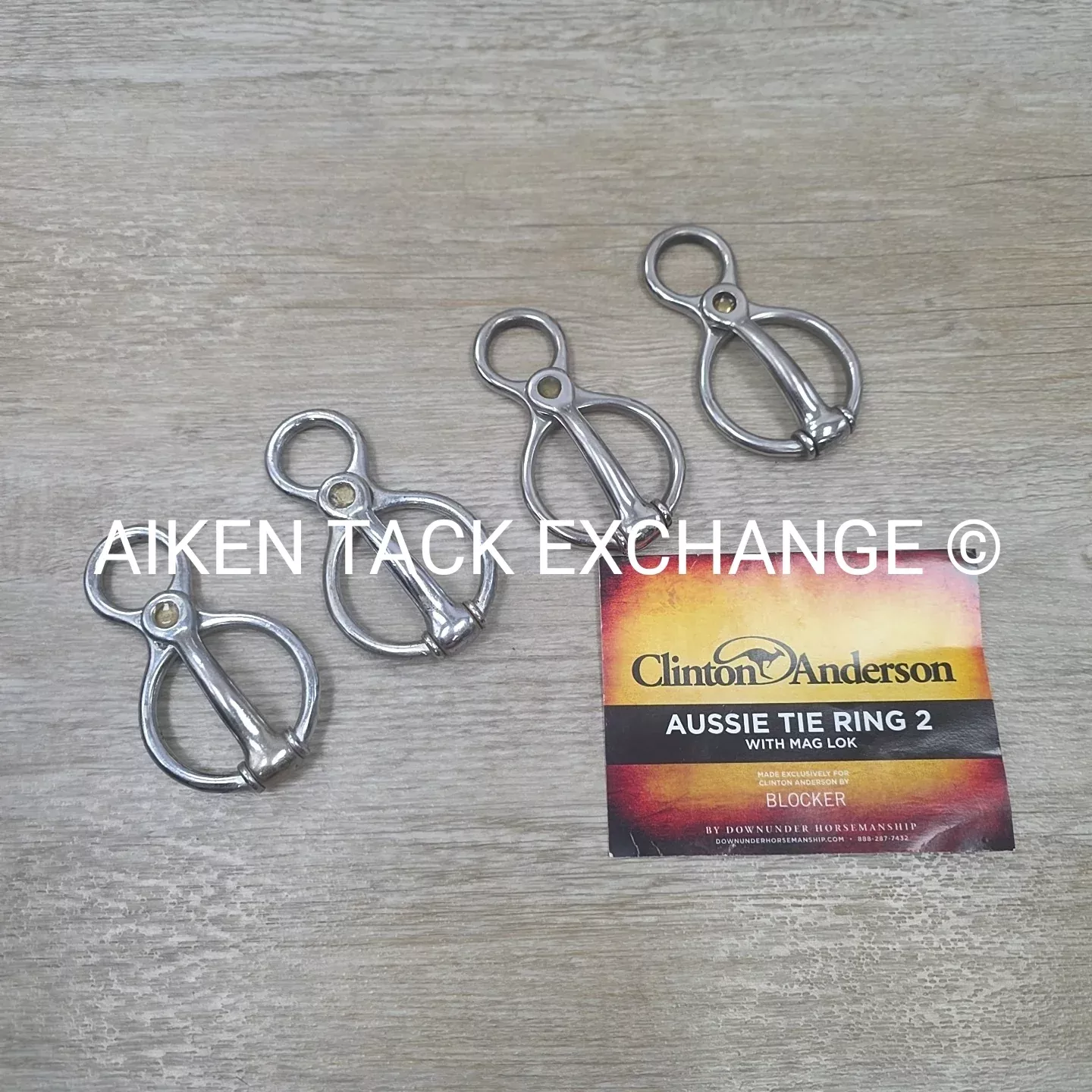 BARGAIN BUNDLE: 4 Blocker Tie Rings (Does Not come with Bolts or Snaps)