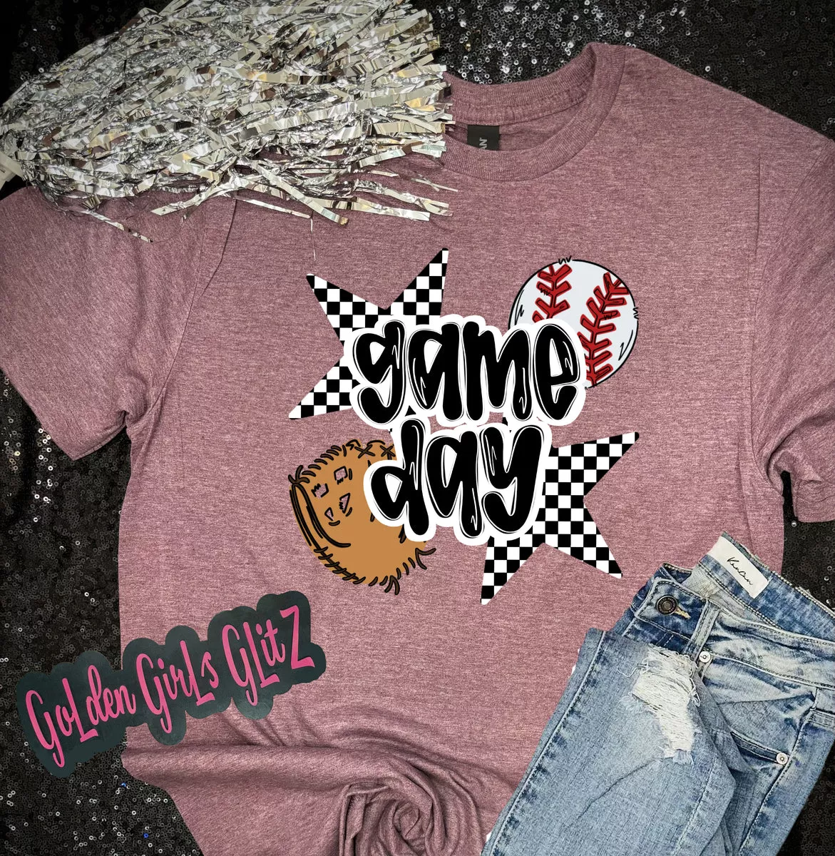 Baseball Retro Game Day Tee