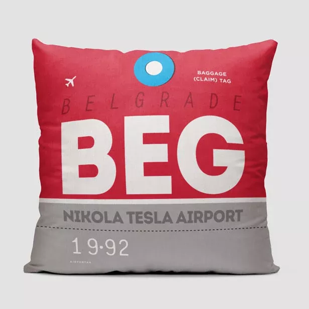 BEG - Throw Pillow