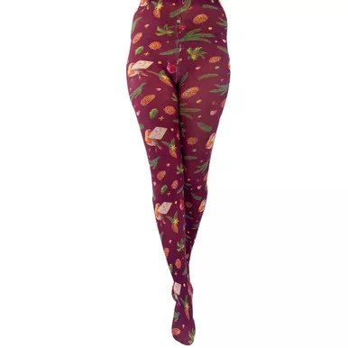 + Christmas Robin PAMELA MANN Vintage Style Tights