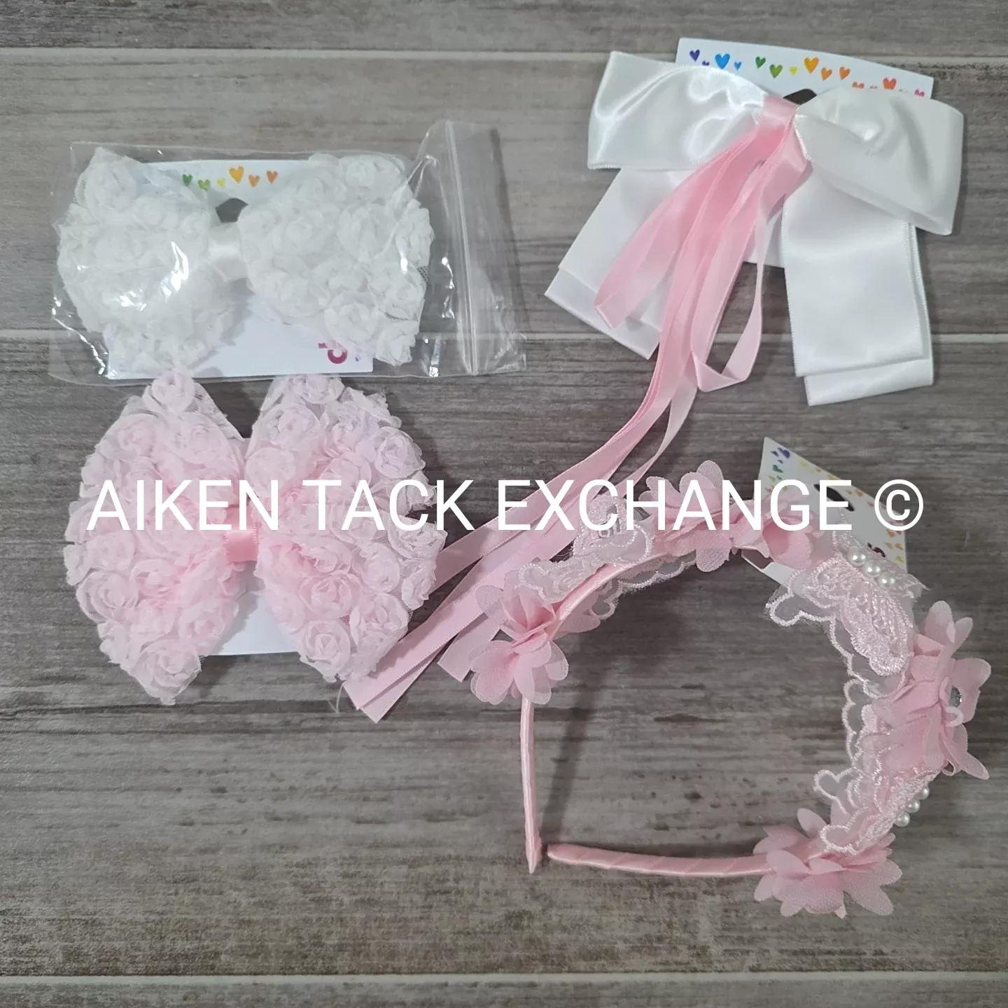Claire's Hair Bundle - 1 Headband, 3 Hair Clips