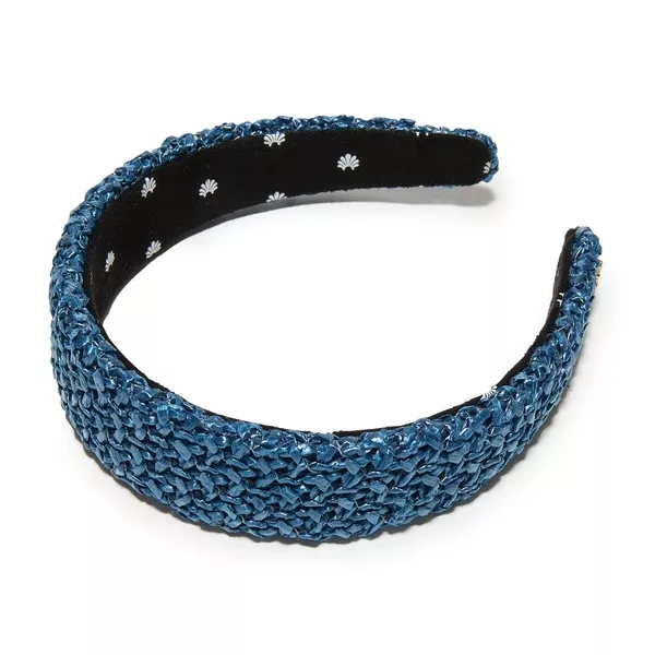 Cobalt Raffia Bessette Headband