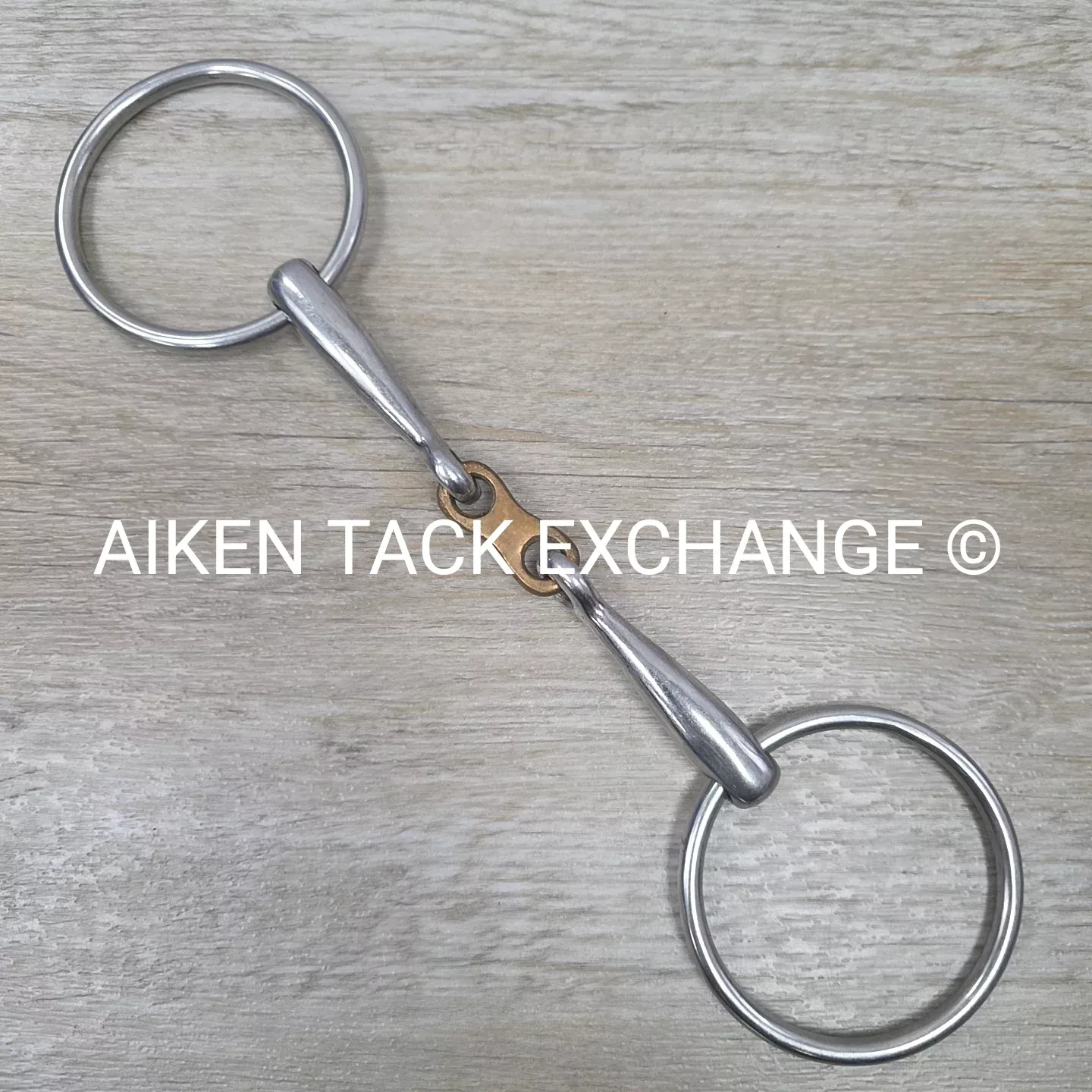 Copper French Link Loose Ring Bit 6"