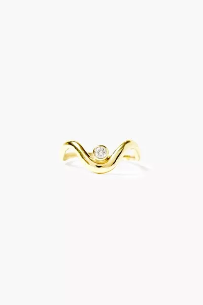 Diamond Canyon Ring ~ Gold