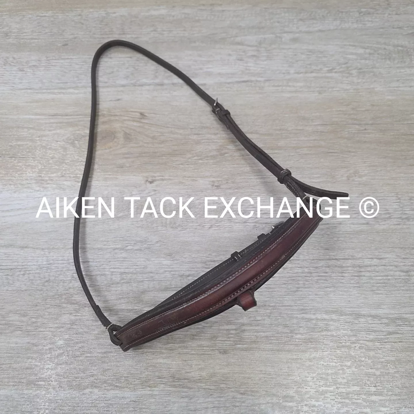Edgewood Plaid Raised Flash Noseband, Missing Flash Strap, Brown, Size Full
