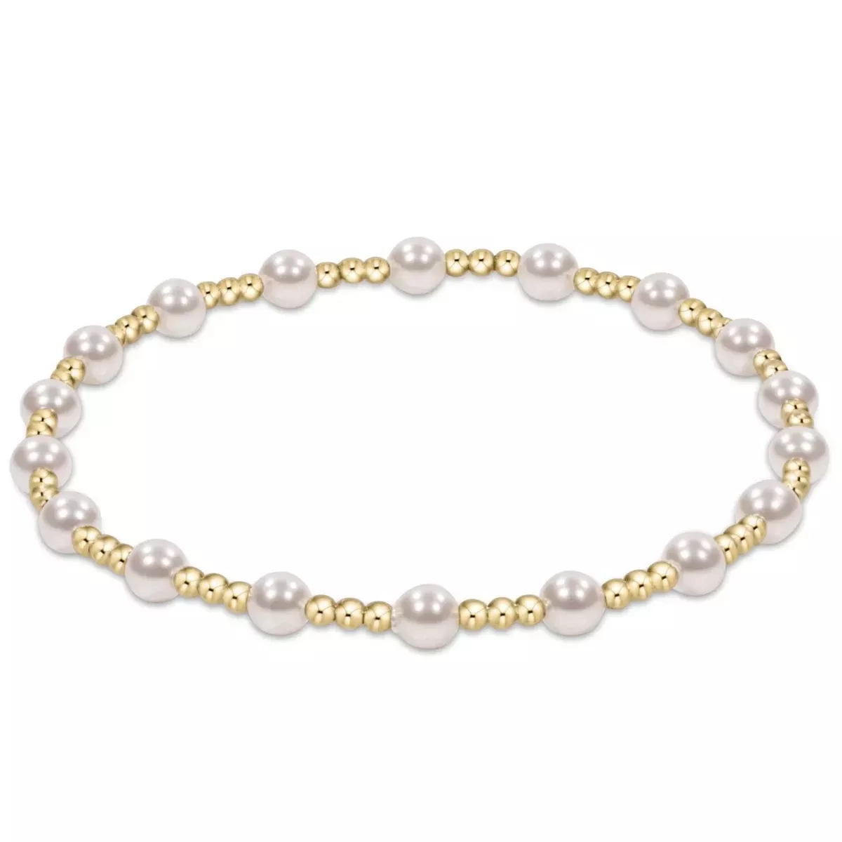 Egirl Classic Sincerity Pattern 4MM Bead Bracelet [EGBCLSINPG4]