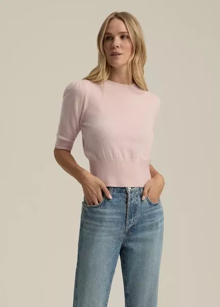 The Elena Top ~ Pale Pink