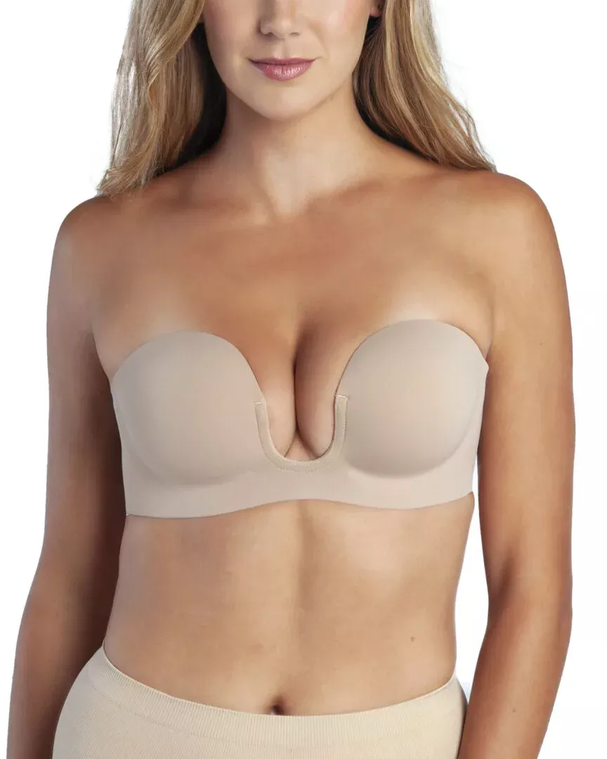 FashionForms Voluptuous U Plunge Backless Strapless Bra