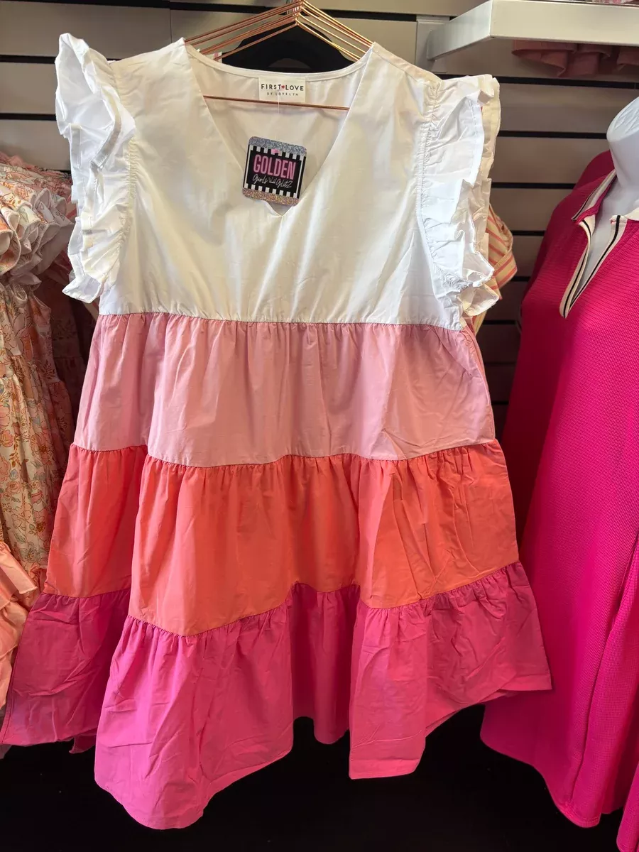 Flutter Shift Pink Dress