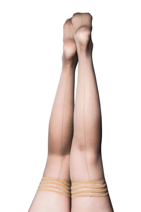 Kix'ies Vanessa Back Seam Thigh High Stockings