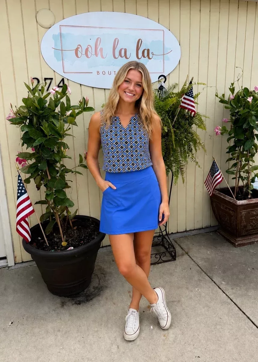 Lulu B Zip Skort [BLU-SPX3148S]