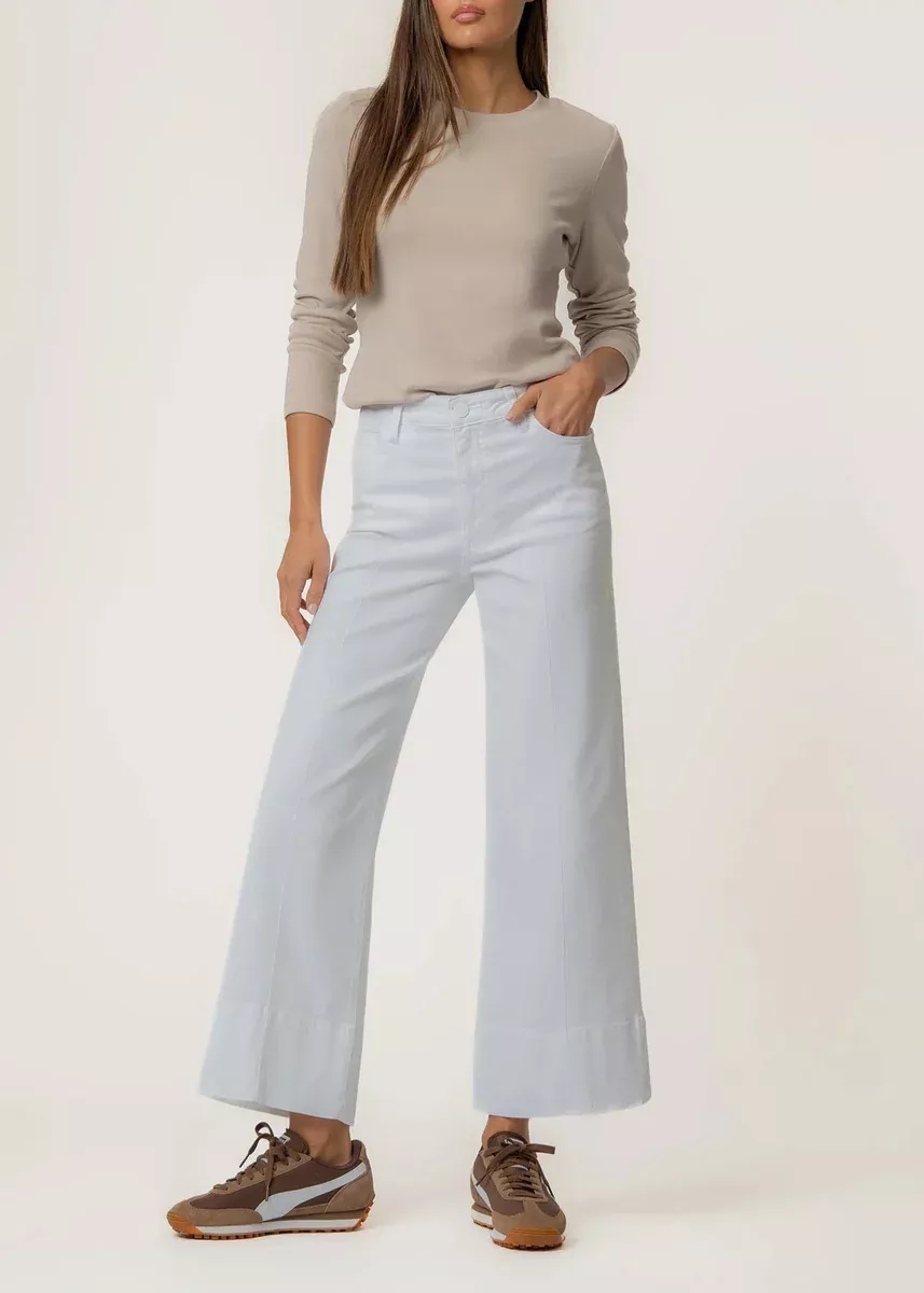 Meg High Rise Front Pin Tuck [Optic White-KG2216MA7]