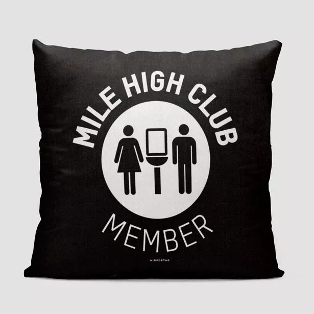 Mile High Club - Throw Pillow