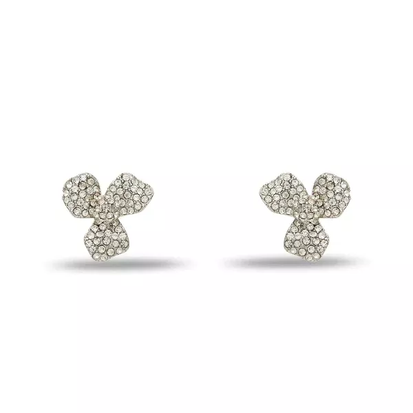 Pave Trillium Earrings