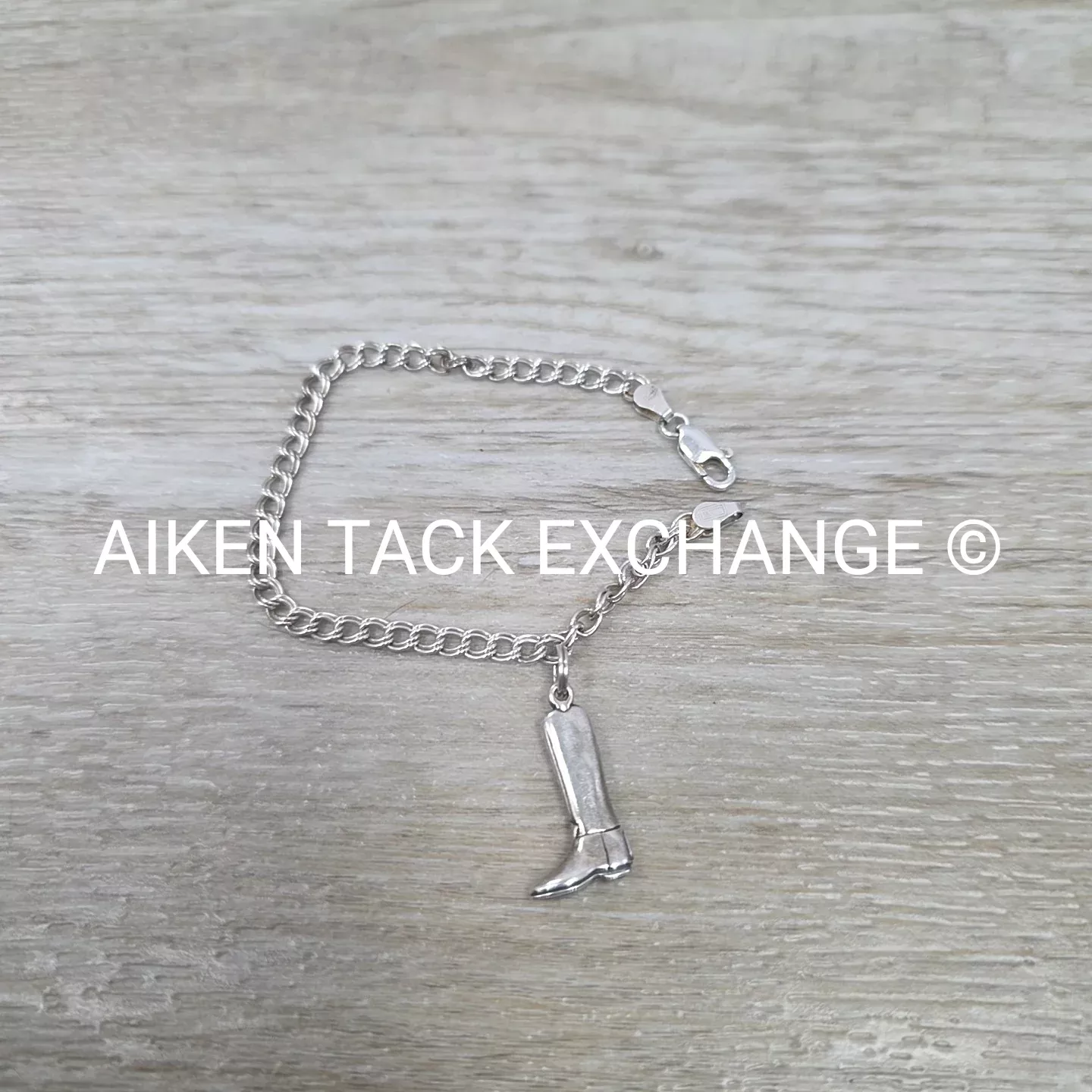 Riding Boot Charm Bracelet