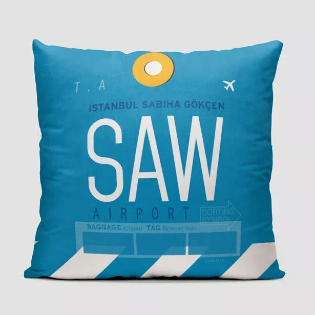 SAW - Throw Pillow