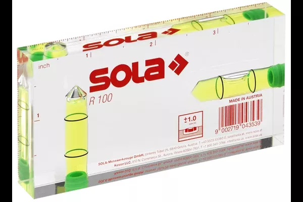Sola Rectangular Acrylic Level #R100
