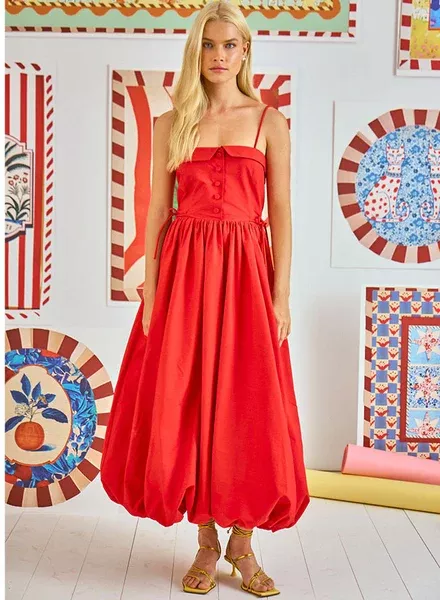Taryn Dress ~ True Red