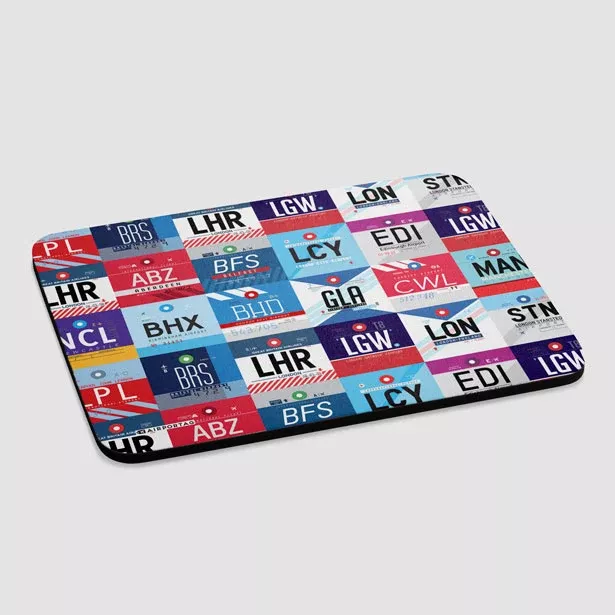 UK Airports - Mousepad