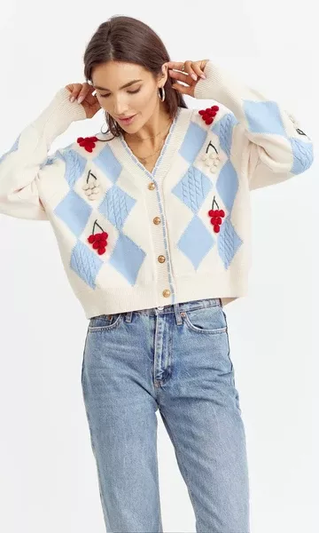 Zena Pom Pom Cardigan