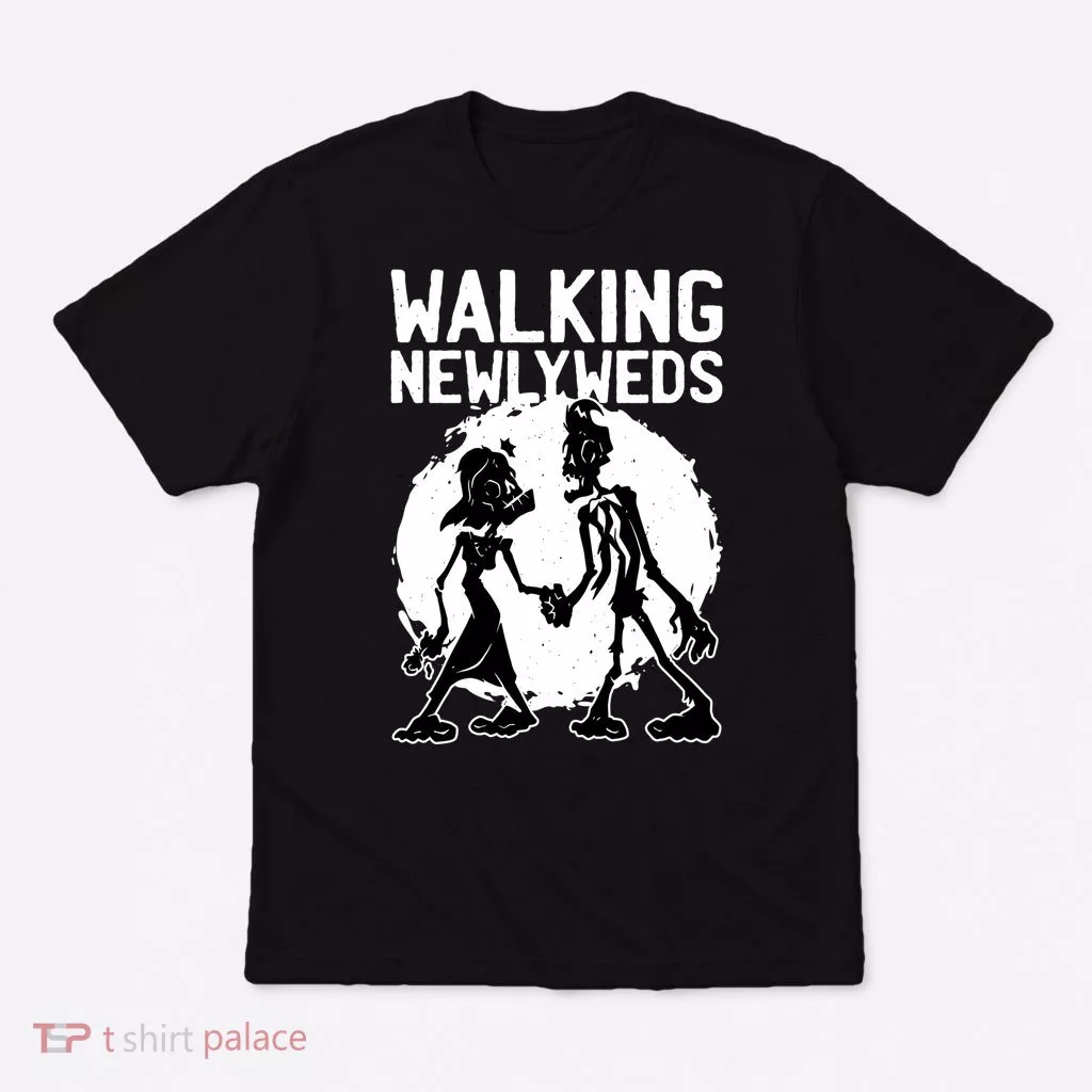 Zombie Walking Newlyweds T-Shirt